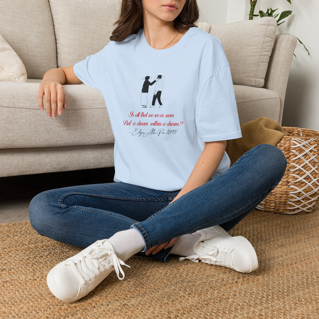Edgar Allan Poe “A Dream Within a Dream” T-Shirt | Literary Quote