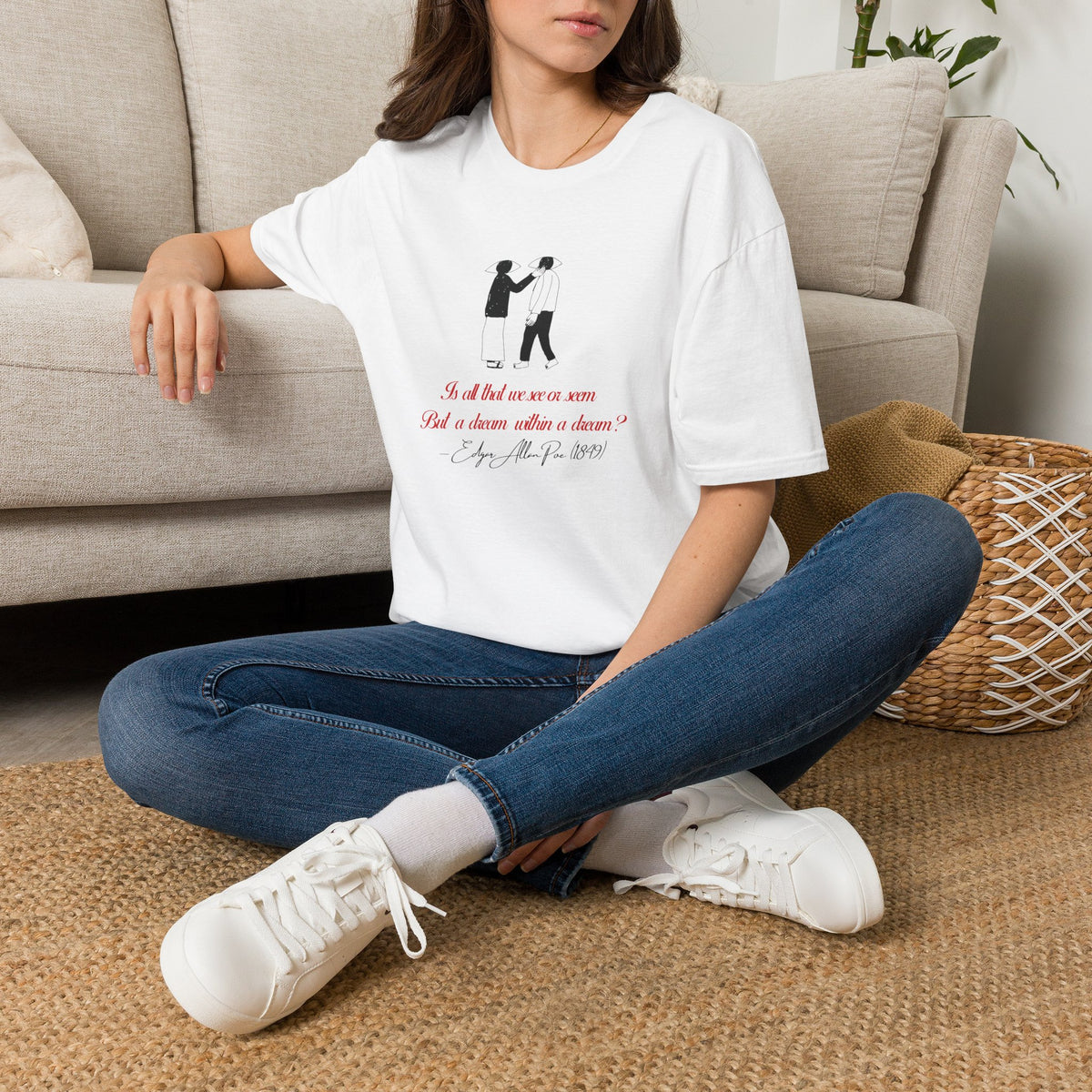 Edgar Allan Poe “A Dream Within a Dream” T-Shirt | Literary Quote