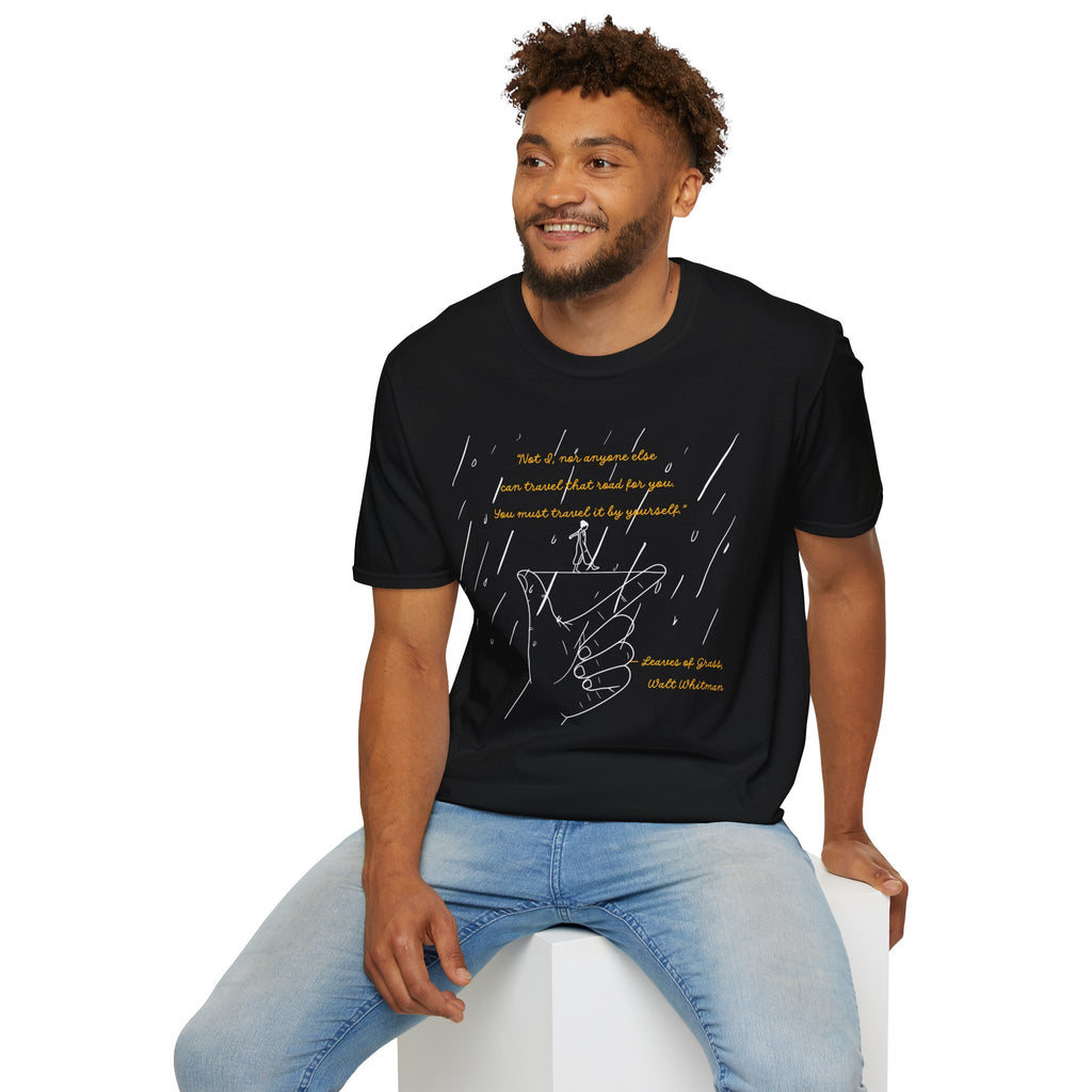 Walt Whitman “You Must Travel It by Yourself” T-Shirt | Leaves of Grass