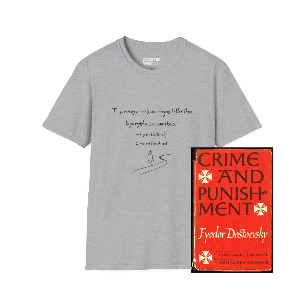 Fyodor Dostoevsky Crime and Punishment T‑Shirt
