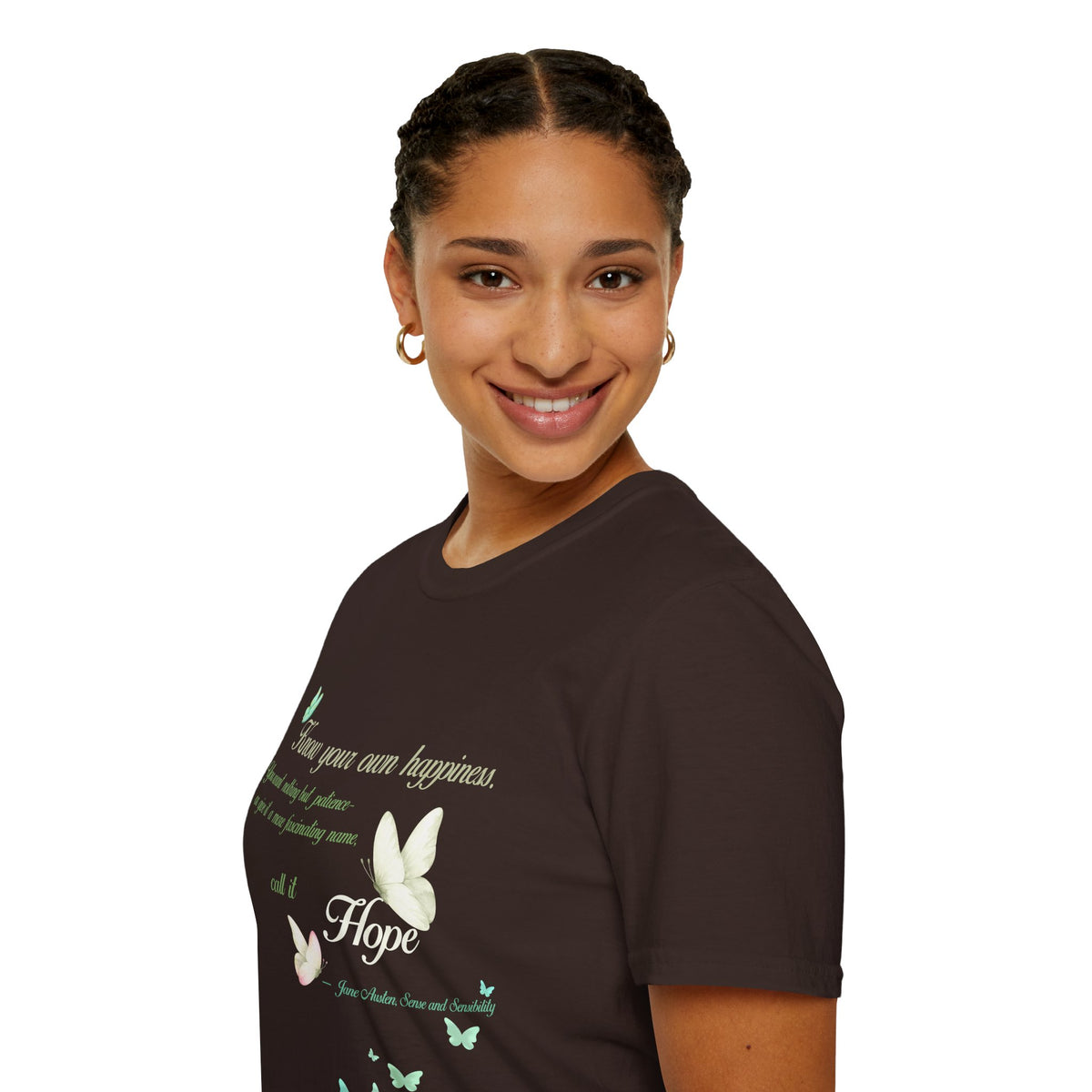 Jane Austen “Know Your Own Happiness” T-Shirt | Sense and Sensibility